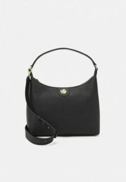 DKNY CAROL POUCHETTE - Handbag - Black/gold