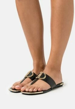 DKNY HALCOTT - T-bar Sandals - Black