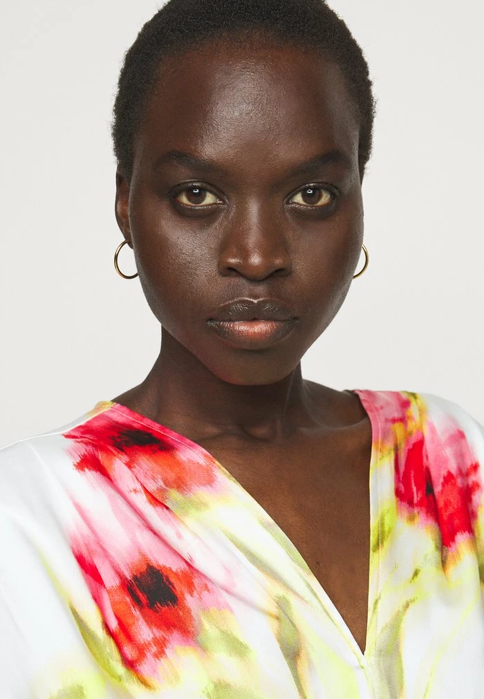 DKNY Day Dress - Ivory/multi 6 DKNY Day Dress - Ivory/multi - Image 4