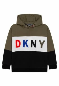DKNY SWEAT A CAPUCHE - Hoodie - Green/black