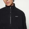 DKNY FLIP LOGO TAPE POLAR HALF ZIP - Fleece Jumper - Black -Bag Haven Store a19f34f4f00849618e0e9fe5f1595b9f