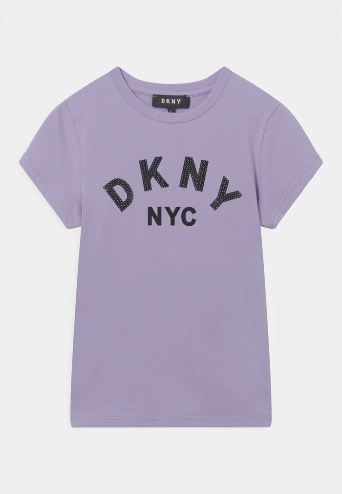DKNY SHORT SLEEVES TEE - Print T-shirt - Lilac 3 DKNY SHORT SLEEVES TEE - Print T-shirt - Lilac
