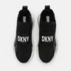 DKNY NOSOTRAS - Slip-ons - Black/white -Bag Haven Store a44ce77645b74a67a50d3589c6ea0683
