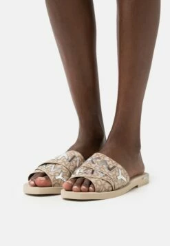 DKNY IDALIE LOGO - Mules - Khaki