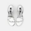 DKNY DANIELLE - High Heeled Sandals - Silver -Bag Haven Store a54144ef281a46068ec3f6a9cc72560d