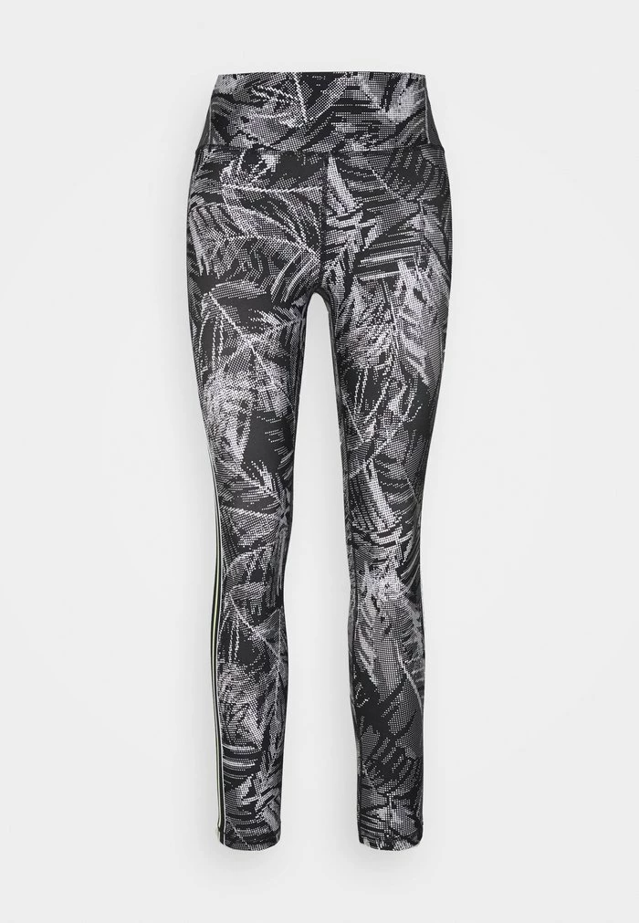 DKNY PIXEL PALM PRINT HIGH WAIST 7/8 - Leggings - Black 3 DKNY PIXEL PALM PRINT HIGH WAIST 7/8 - Leggings - Black