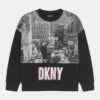 DKNY Sweatshirt - Black 2 DKNY Sweatshirt - Black -Bag Haven Store a9a2c4d523c44e5bb5f1e31d9bf01d69