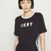DKNY COLORBLOCK TIE WAIST LOGO DRESS - Jersey Dress - Black/ivory 11 DKNY COLORBLOCK TIE WAIST LOGO DRESS - Jersey Dress - Black/ivory -Bag Haven Store acf8e157400440de96df6463704fb84e