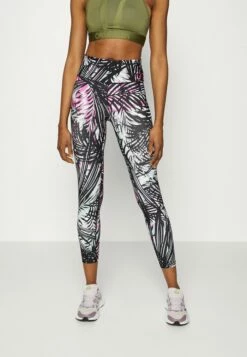 DKNY TROPIC SHADE HIGH WAIST 7/8 - Leggings - Beach/laser Pink Combo