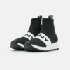 DKNY MACE LOGO BAND - High-top Trainers - Black/white -Bag Haven Store adb8572bfc4d4515bceafff9c0bc543a