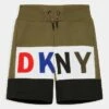 DKNY BERMUDA - Shorts - Khaki -Bag Haven Store ae3e0124485d434fa39d46dd1eeb2a70