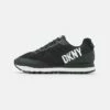DKNY JAXSON LACE UP JOGGER - Trainers - Black/white -Bag Haven Store aeb73f7f8646469582f08e06455119b7