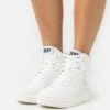 DKNY MAYZI LACE UP - High-top Trainers - White -Bag Haven Store b1303b40b6494096b7a3d57fca795e5b
