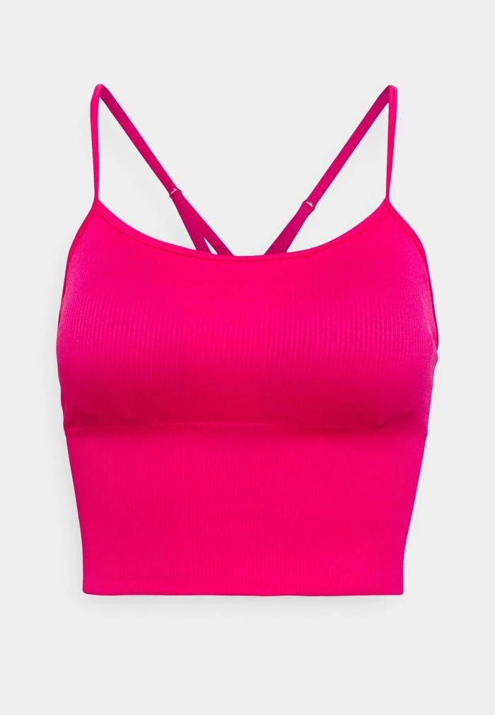 DKNY SEAMLESS STRAPPY CROP REMOVEABLE CUPS - Top - Beetroot 7 DKNY SEAMLESS STRAPPY CROP REMOVEABLE CUPS - Top - Beetroot - Image 5
