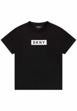 DKNY SHORT SLEEVES - Print T-shirt - Black