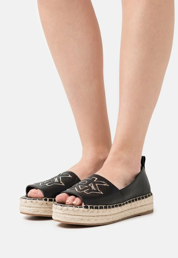 DKNY MADDY PEEP TOE - Espadrilles - Black 3 DKNY MADDY PEEP TOE - Espadrilles - Black