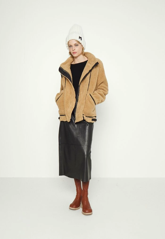 DKNY Winter Jacket - Camel/black 4 DKNY Winter Jacket - Camel/black - Image 2