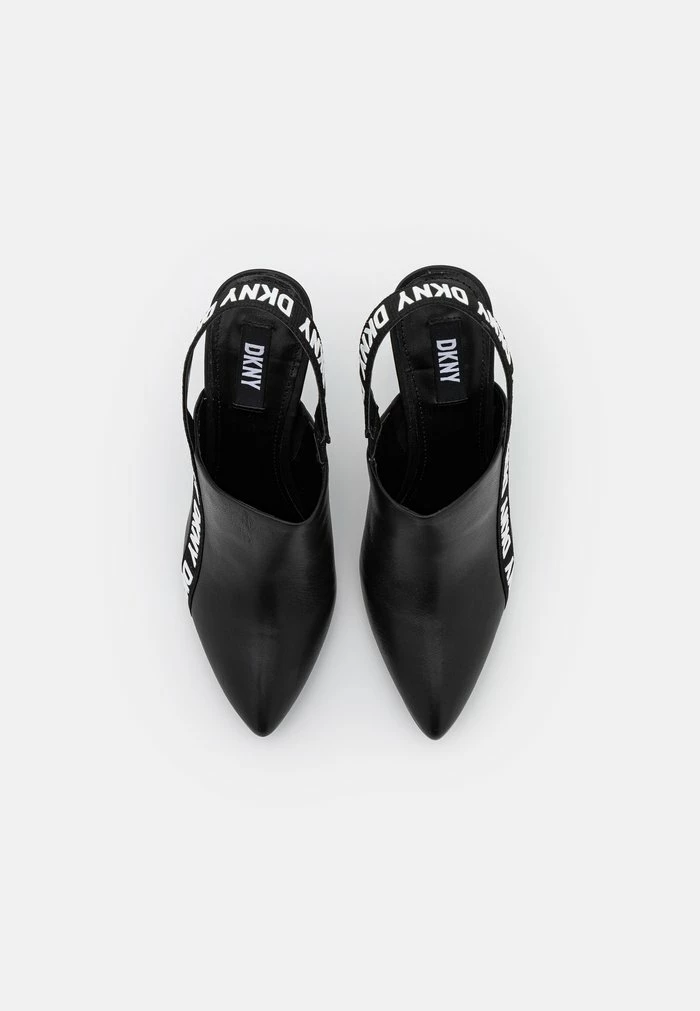 DKNY GLIN SLINGBACK MULE - Classic Heels - Black/white 7 DKNY GLIN SLINGBACK MULE - Classic Heels - Black/white - Image 5