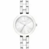 DKNY CITY LINK - Watch - Silver-coloured/white -Bag Haven Store bf18c3d9a3154fafab25d388e884bfd5
