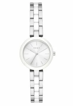 DKNY CITY LINK - Watch - Silver-coloured/white