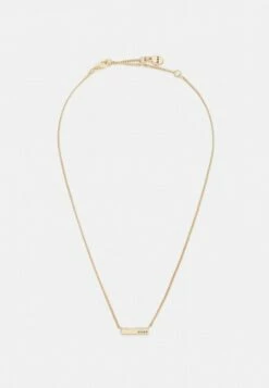 DKNY CARDED BAR PENDANT - Necklace - Gold-coloured