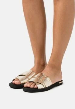 DKNY Mules - Platinum