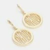 DKNY LOGO DROP - Earrings - Gold-coloured -Bag Haven Store c3b1ef5387144808a9a8d0da20af2dad
