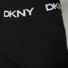 DKNY SOLID BIKE SHORT LOGO WAISTBAND - Leggings - Black -Bag Haven Store c513c0e51cc44f2e966002927395ad57