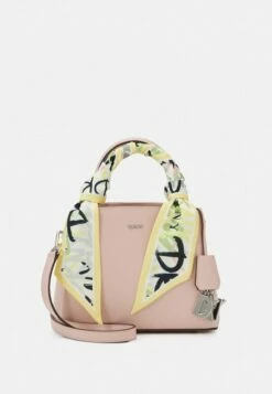 DKNY SATCHEL - Handbag - Cashmere/silver-coloured