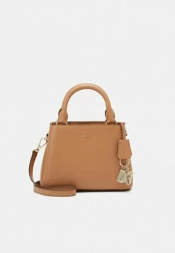 DKNY SATCHEL - Handbag - Cashew