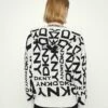 DKNY EXLOPDED HOODIE - Jumper - Ivory/black -Bag Haven Store c95e6ab284cd4deba9586cb939ee5418