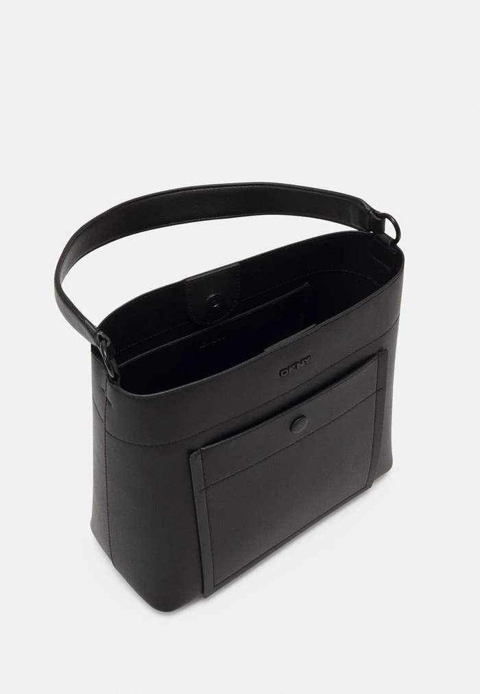 DKNY CRAWFORD - BUCKET - Handbag - Black/gold 5 DKNY CRAWFORD - BUCKET - Handbag - Black/gold - Image 3