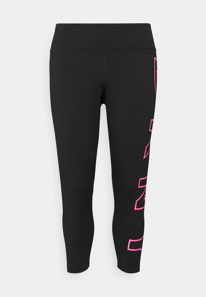DKNY HIGH WAIST OUTLINE LOGO - Leggings - Laser Pink 3 DKNY HIGH WAIST OUTLINE LOGO - Leggings - Laser Pink