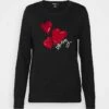DKNY SEQUIN HEART CREWNECK - Jumper - Black/rudolph Red 14 DKNY SEQUIN HEART CREWNECK - Jumper - Black/rudolph Red -Bag Haven Store cf5b4f51da154499b3e4df309d0e47c0