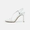 DKNY DANIELLE - High Heeled Sandals - Silver -Bag Haven Store d1680f257b15436eb5ffe7820aac54be