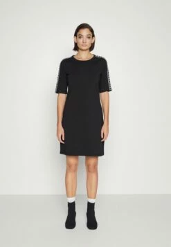 DKNY ELBOW SLEEVE DRESS - Jersey Dress - Black