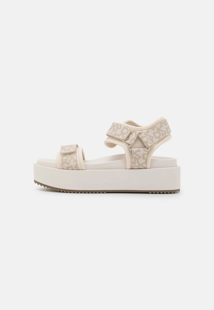 DKNY CERRINA PLATFORM SPORT - Sandals - Sand/hemp 4 DKNY CERRINA PLATFORM SPORT - Sandals - Sand/hemp - Image 2