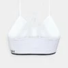 DKNY LOW IMPACT STRAPPY BRA REMOVABLE CUPS - Light Support Sports Bra - White -Bag Haven Store d32f52dc5a5f4838be7b4f66ffa1a205