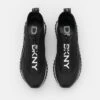 DKNY VIKA ZIP UP - High-top Trainers - Black/white -Bag Haven Store d35b6732f0e5466c9698c3ee752ec911