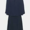 DKNY CAPE OVERLAY - Cocktail Dress / Party Dress - Spring Navy -Bag Haven Store d4b08cb78c36413194d84987ba6311c6