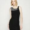 DKNY RUCHED FRONT DRESS - Shift Dress - Black -Bag Haven Store d569e38db25a407883b93ac273ef0dbb