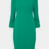 DKNY BANDED WAIST SHEATH - Jersey Dress - Green -Bag Haven Store d605ea50872347bda42cea3925a63f72