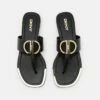DKNY HALCOTT - T-bar Sandals - Black -Bag Haven Store d6700f470473402991621c00eaa0db0c