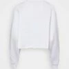 DKNY MINI LOGO CROPPED - Sweatshirt - White -Bag Haven Store d6760623966642c09b547e5c3b77f9cf