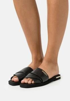 DKNY SLIDE - Mules - Black