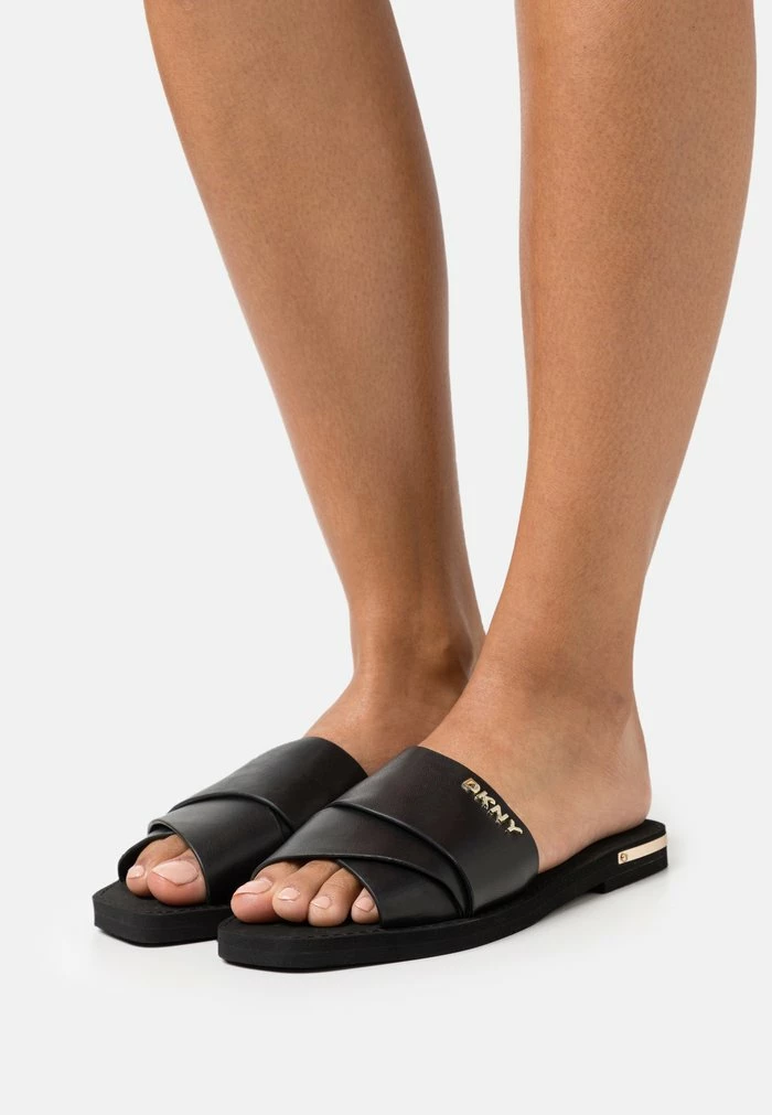 DKNY SLIDE - Mules - Black 3 DKNY SLIDE - Mules - Black