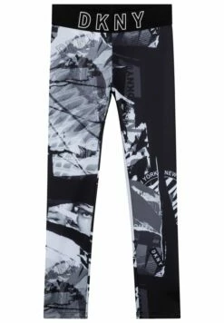 DKNY Leggings - Trousers - Blanc Noir