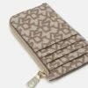 DKNY BRYANT ZIP CARD HOLDER LOGO - Wallet - Chino/caramel -Bag Haven Store daf6e002057c49b38a625eb5a3702acd