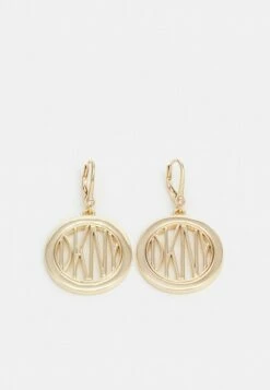 DKNY LOGO DROP - Earrings - Gold-coloured