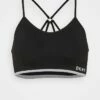 DKNY LOW IMPACT STRAPPY BRA REMOVABLE CUPS - Light Support Sports Bra - Black -Bag Haven Store dc485d9e5a7f4eb2ab18cd5749f026dd
